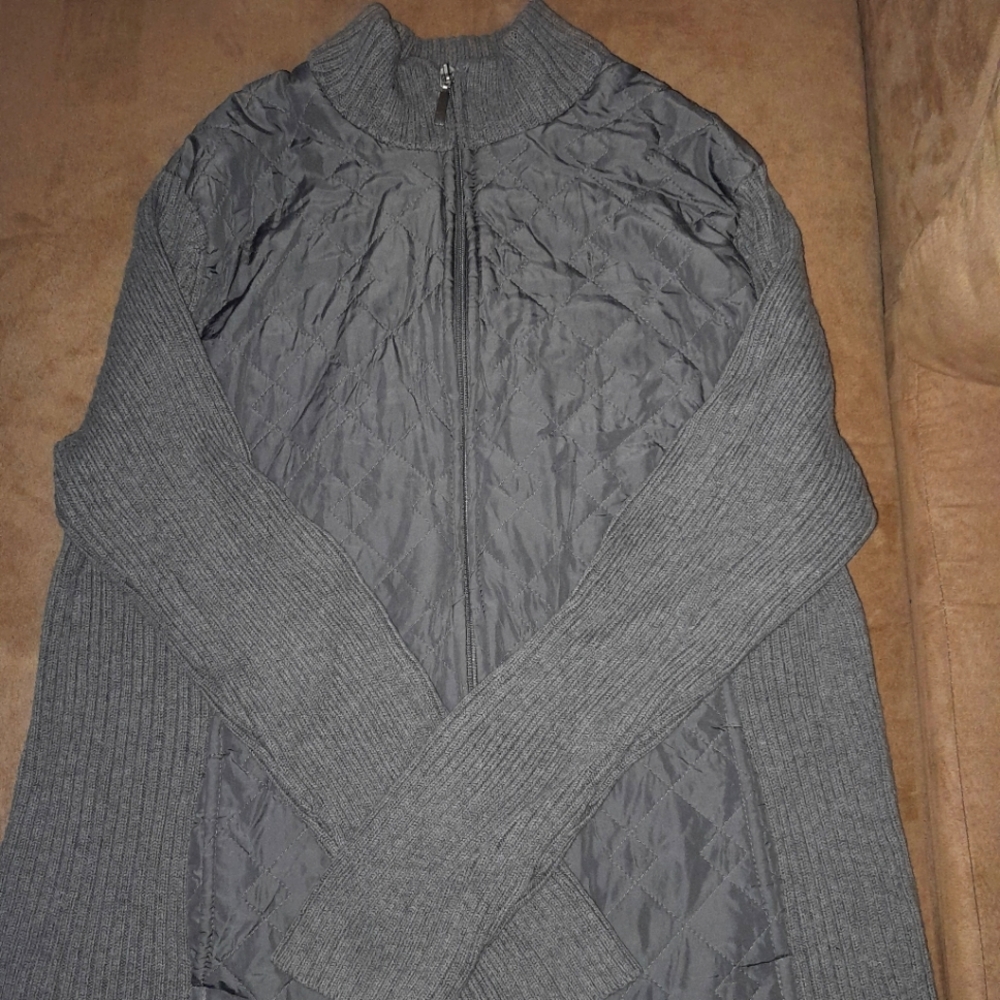 Croft & Barrow quilted zip up jacket